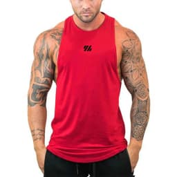 Mens Running Loose Vests Bodybuilding Muscle Tank Tops Gym Workout Fitness Sleeveless Shirts Summer Cotton Breathable Undershirt