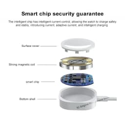USB Type C Magnetic Wireless Charger for IWatch 9/8/7/6/5/SE USB C Portable Fast Charging Station for Apple Watch Series Ultra