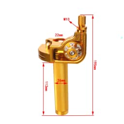 7/8''22mm CNC Aluminum Motorcycle Accelerator Handlebar Throttle Twist Grip Twister For Pit Dirt Bike Motocross ATV Offroad