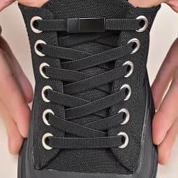 Metal Magnetic Buckle Without Ties Laces Sneaker No Tie Shoe Laces Elastic Lazy Shoelaces Kids Adult Flat Shoelace for Shoes