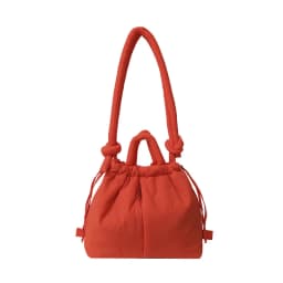 NamcheBarwa Large Capacity Puffer Tote Bag Designer Padded Nylon Women Shoulder Bags Handbags Knotted Strap Crossbody Bags