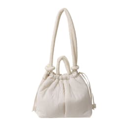 NamcheBarwa Large Capacity Puffer Tote Bag Designer Padded Nylon Women Shoulder Bags Handbags Knotted Strap Crossbody Bags