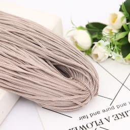 200M 3mm Hollow Line Macrame Rope Soft Hand-Woven Nylon Cord Hat Bag Shoe Doll Handicrafts Thread DIY