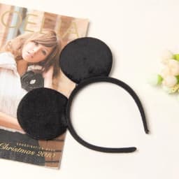 Girl Mouse Ears Headband Children Princess Party Accessories Kids Bowknot Dots Hair Band Halloween Birthday Christmas Hairband
