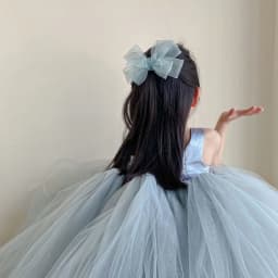1pc Mesh Gauze Bow Hairpins Baby Headwear Back Head Hair Clip Fairy Princess Girl Bowknot Top Clips Sweet Kids Barrettes Headdre