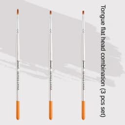 12models Imported Nylon Long Tail Line Brush Very Fine Cartoon Art Line Outline Detail Pen Digital Birch Watercolor Painting Pen