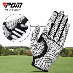 Professional Golf Gloves Microfiber Cloth Fabric Breathable Non-Slip Club Swing Putting Training Glove ST037