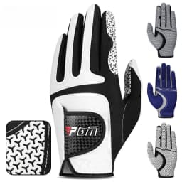 Professional Golf Gloves Microfiber Cloth Fabric Breathable Non-Slip Club Swing Putting Training Glove ST037
