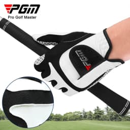 Professional Golf Gloves Microfiber Cloth Fabric Breathable Non-Slip Club Swing Putting Training Glove ST037