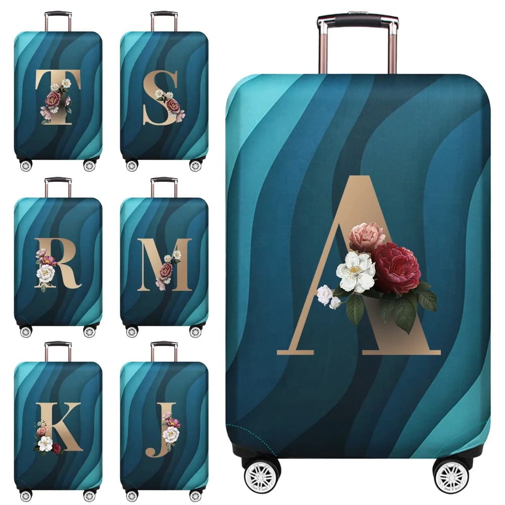 Luggage Protective Cover Dust Cover Anti-Scratch Portable Suitcase Trunk Holders Case Travel Accessories Gold Letter Printing