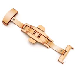 Stainless Steel Butterfly Buckle Polished Button Watchband Buckle 10/12/14mm 16mm 20mm 22mm 24mm Watch Straps Clasp Accessories