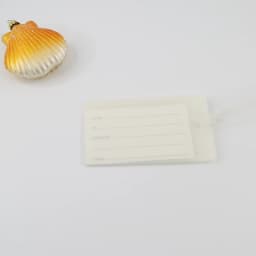 10PCS Soft Pvc Travel Luggage Tag  Airplane Color Silicone Wholesale Suitcase Label Accessories Bag Name Air Tag Card Sleeve