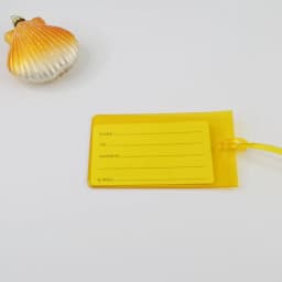10PCS Soft Pvc Travel Luggage Tag  Airplane Color Silicone Wholesale Suitcase Label Accessories Bag Name Air Tag Card Sleeve