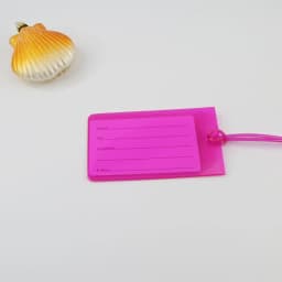 10PCS Soft Pvc Travel Luggage Tag  Airplane Color Silicone Wholesale Suitcase Label Accessories Bag Name Air Tag Card Sleeve