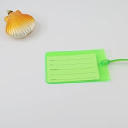 10PCS Soft Pvc Travel Luggage Tag  Airplane Color Silicone Wholesale Suitcase Label Accessories Bag Name Air Tag Card Sleeve