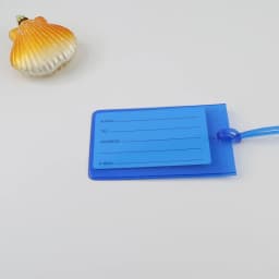 10PCS Soft Pvc Travel Luggage Tag  Airplane Color Silicone Wholesale Suitcase Label Accessories Bag Name Air Tag Card Sleeve