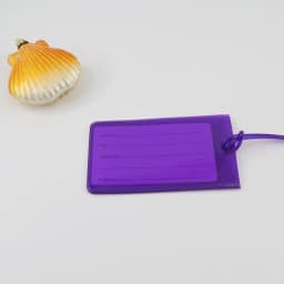 10PCS Soft Pvc Travel Luggage Tag  Airplane Color Silicone Wholesale Suitcase Label Accessories Bag Name Air Tag Card Sleeve