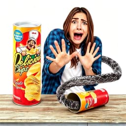 Funny Prank Toys Joke Items for Adults Potato Chip Can Jump Spring Snake Toy April Fool Day Halloween Party Decoration Trick