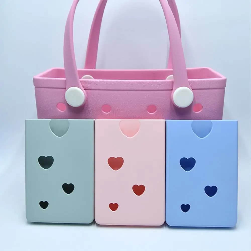 Phone Holder Compatible with Beach Bag Soft Silicone Accessories Charms Inserts for Organizing Device Lipstick Keychain
