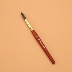 Mixed Hair Round Tip Mop Brush, Watercolor Pen Water Chalk Art Crochet Pen School Art Supplies, Painting Professional Brush