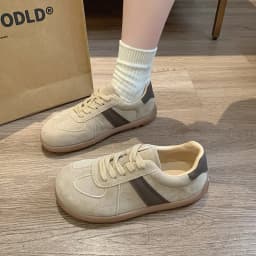 Autumn/Winter Fashion Trend Women's Casual Shoes College Style Wide Toe Soft Comfortable Flat Shoes Outdoor Casual Sports Shoes
