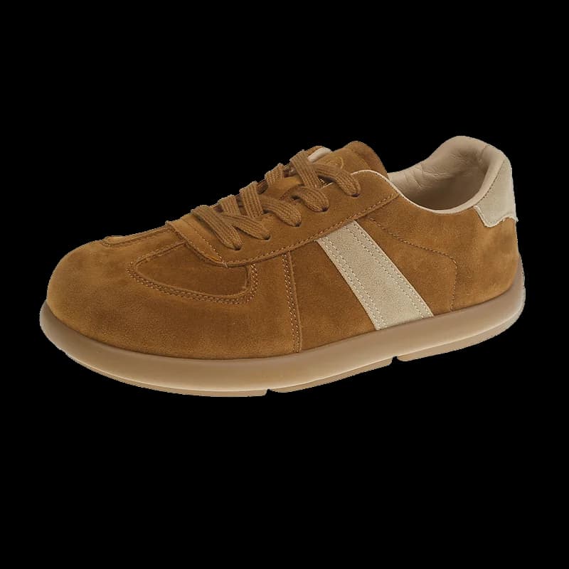 Autumn/Winter Fashion Trend Women's Casual Shoes College Style Wide Toe Soft Comfortable Flat Shoes Outdoor Casual Sports Shoes