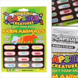 Bubble Swelling Capsules Bath Toy Absorbent Sponge That Grow Larger When Exposed To Water Small Animal Children's Cognitive Toys
