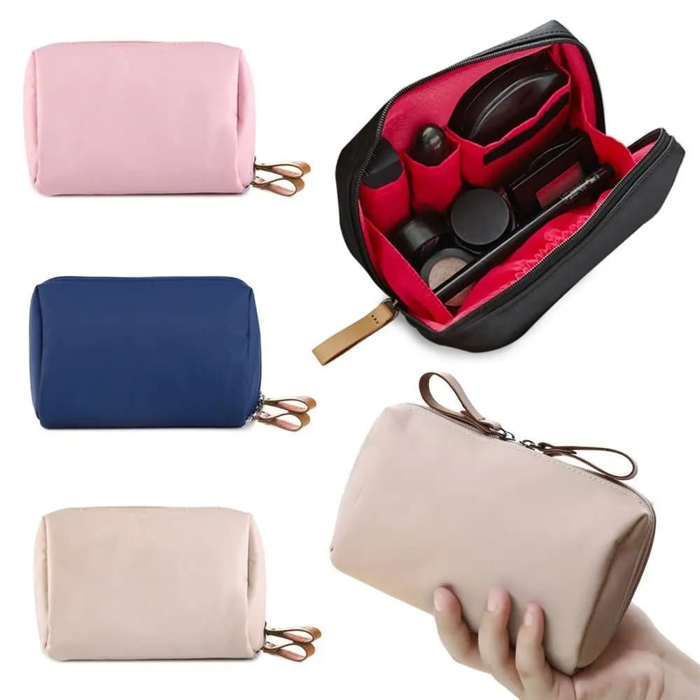 Solid Color Shell Bag Large Capacity Large Capacity Waterproof Dacron Handbag Portable Travel Storage Bag Home Furnishings