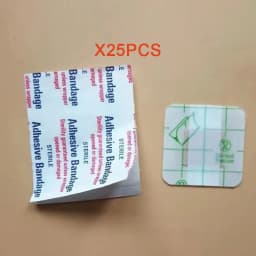 25Pcs Square Bandage for Children, Waterproof Medical Wound Patch, First Aid for Cuts and Abrasions