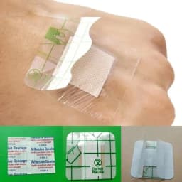 25Pcs Square Bandage for Children, Waterproof Medical Wound Patch, First Aid for Cuts and Abrasions