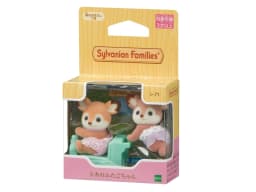 A Set Sylvanian Families Anime Girl Figures Baby Raincoat Deer twins Elk swing Fruit Kawaii Gift For Kid Toys