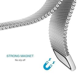 22mm 20mm Strap for Samsung Galaxy Watch 7/6/5/4 44mm/40mm Magnetic Loop Bracelet Galaxy Watch 4/6 Classic 47mm 46mm Metal Band