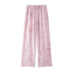 Woman Jacquard Trouser Set V Neck Long Sleeves Shirt Top + Casual Lace Up Elastic Waist Streetwear Women's Wide Leg Pant