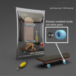 Finger SkateBoard Wooden Fingerboard Toy Professional Stents Finger Skate Set Novelty Children Christmas Gift