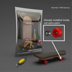 Finger SkateBoard Wooden Fingerboard Toy Professional Stents Finger Skate Set Novelty Children Christmas Gift