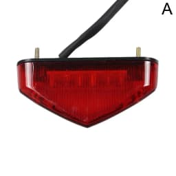 Universal 12V Motorcycle Tail Rear Light Lamp Taillight Motor Brake Stop Lights License Plate Light Parts Dropshipping