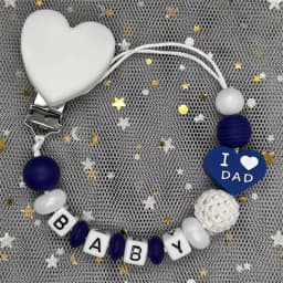 Custom Personalized Name Pacifier Clips BPA Free Silicone Baby Pacifier Clips Colorful Pacifier Chain Holder Teething