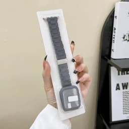 Watch strap+Case+glass For apple watch band 44mm 40mm 38/42mm Candy bracelet iwatch ultra2 49mm serie 9 8 7 6 5 4 3 Se 41mm/45mm