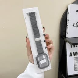 Watch strap+Case+glass For apple watch band 44mm 40mm 38/42mm Candy bracelet iwatch ultra2 49mm serie 9 8 7 6 5 4 3 Se 41mm/45mm