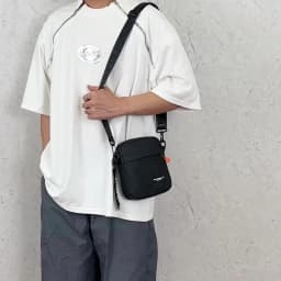 Simple Mini Men Crossbody Bag For Phone Side Bag Casual Waterproof PU Leather Shoulder Bag Business Small Messenger Sling Bags