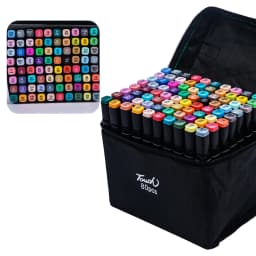 24-80 Colors Artist Double Headed Art Marker Pen Graffiti Manga Sketch Based Soft Brush For School Markers Art Supplies