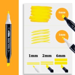 24-80 Colors Artist Double Headed Art Marker Pen Graffiti Manga Sketch Based Soft Brush For School Markers Art Supplies