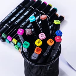 24-80 Colors Artist Double Headed Art Marker Pen Graffiti Manga Sketch Based Soft Brush For School Markers Art Supplies
