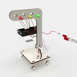Children's Handmade Technology Small Production DIY Traffic Lights Fun Invention Educational Science Toy Learning STEM Education