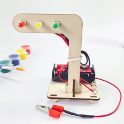 Children's Handmade Technology Small Production DIY Traffic Lights Fun Invention Educational Science Toy Learning STEM Education