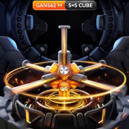 GAN 562 M 5X5 Magnetic Magic Speed Cube Stickerless Professional Fidget Toys GAN 562M Maglev UV Cubo Magico Puzzle