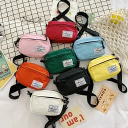 Fashion Women Canvas Patchwork Crossbody Shoulder Messenger Bag Casual Ladies Mini Handbags Purse Phone Bags Wallet Women's Bag