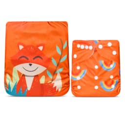 HappyFlute New One Piece Design 3-15KG Baby Soft Suede Cloth Inner Can Be Adjustable &Reusable Diaper Pocket Baby Cloth Diaper