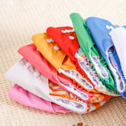 HappyFlute New One Piece Design 3-15KG Baby Soft Suede Cloth Inner Can Be Adjustable &Reusable Diaper Pocket Baby Cloth Diaper