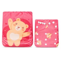 HappyFlute New One Piece Design 3-15KG Baby Soft Suede Cloth Inner Can Be Adjustable &Reusable Diaper Pocket Baby Cloth Diaper